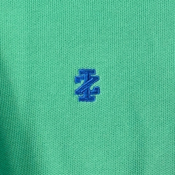 Men’s IZOD Advantage Green Performance Polo M – Winter Golf & Layering Shirt - Picture 2 of 4